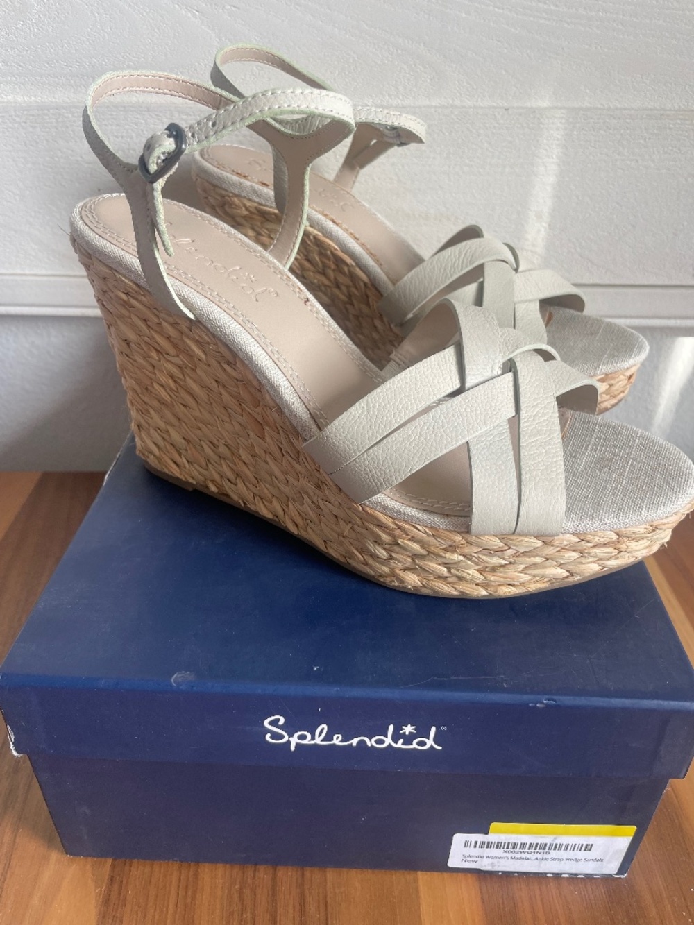 Splendid Women’s Strappy Ankle Strap Espadrille Wedge Sandals size 10